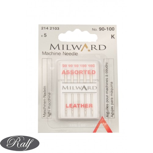 Ace pentru masina de cusut, pentru piele, asortate - Milward 2142103